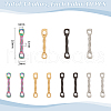 Unicraftale 40Pcs 4 Colors Ion Plating(IP) 304 Stainless Steel Connector Charms STAS-UN0060-46-2
