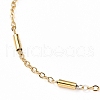 Ion Plating(IP) 304 Stainless Steel Cable Chain Bracelets BJEW-JB05655-2