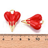 Brass Enamel Pendants KK-N257-75G-3