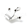 Tibetan Style Alloy Pendants PALLOY-R157-01AS-07-2