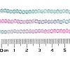 Transparent Painted Glass Beads Strands X1-DGLA-A034-T2mm-A10-3