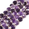 Natural Amethyst Beads Strands G-B094-A35-01-2