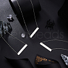 SUPERFINDINGS 8Pcs 304 Stainless Steel Pendant Necklaces NJEW-FH0001-15P-5