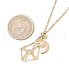 304 Stainless Steel Empty Macrame Pouch Star Moon Pendant Cable Chain Necklaces NJEW-JN05282-01-4