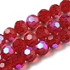 Electroplate Transparent Glass Beads Strands X-EGLA-A035-T10mm-L01-1