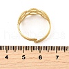304 Stainless Steel Adjustable Open Cuff Rings for Women RJEW-U062-01E-G-5