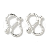 Brass S-Hook Clasps KK-Q019-08A-S-1