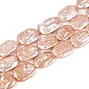 Natural Baroque Pearl Keshi Pearl Beads Strands PEAR-S020-D07-03-4