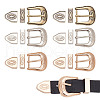 WADORN 6 Sets 3 Colors Belt Alloy Buckle Sets FIND-WR0011-10-1