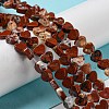 Natural Red Jasper Beads Strands G-L420-25-6mm-01-2