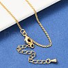 Long-Lasting Plated Brass Curb Chain Necklaces X-NJEW-K112-07G-NF-3