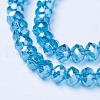 Electroplate Glass Beads Strands EGLA-A044-T8mm-A08-3