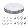 10M 304 Stainless Steel Cable Chains DIY-YW0003-59-1