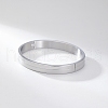 Stainless Steel Plain Bangles LH4419-1-3