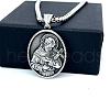Greek Mythology Punk Stainless Steel Embossed Saint Pendant Religion Necklaces BX5268-3
