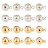 ARRICRAFT 40Pcs 2 Colors Brass Tube Bails KK-AR0003-89-1