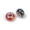 Opaque Resin European Beads RESI-C059-01E-2