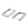 Brass Hoop Earrings EJEW-I289-05P-2