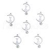 Non-Tarnish 201 Stainless Steel Pendants STAS-N098-081P-2