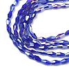 Opaque Glass Beads Strands GLAA-P001-04A-05-2
