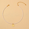Round Plastic Pearl Beaded Necklaces FS-WG7BB5B-12-1