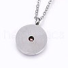 304 Stainless Steel Pendant Necklaces NJEW-H487-10-2