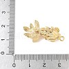 Brass Micro Pave Clear Cubic Zirconia Pendants KK-U064-18C-G-3
