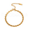Stainless Steel Chain Anklets for Unisex BL6999-4-3
