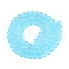 Baking Paint Frosted Glass Beads Strands FGLA-N003-6mm-02-2
