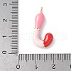 Brass Enamel Pendants KK-E093-03G-J-01-3