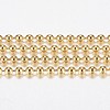 Handmade Ion Plating(IP) 304 Stainless Steel Ball Chains STAS-F136-15G-20m-1