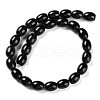Natural Black Onyx Agate Beads Strands G-NH0019-C05-12-3