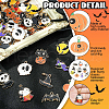 40Pcs 10 Styles Halloween Alloy Enamel Pandants ENAM-CJ0004-14-3