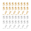 Unicraftale 60Pcs 2 Colors 304 Stainless Steel Clip-on Earring Findings STAS-UN0055-91-1