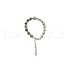 Natural Shoushan Stone Round Beaded Bracelet NC1314-14-1