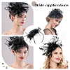 Polyester Mesh Veil Hair Bands OHAR-WH0034-12A-6