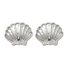 Brass Stud Earrings EJEW-R032-02P-4