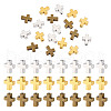 GOMAKERER 60Pcs 3 Colors Tibetan Style Alloy Beads TIBEB-GO0001-06-1