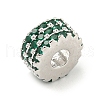 Rack Plating Brass with Cubic Zirconia Beads KK-B091-04B-3