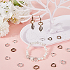 SUNNYCLUE 80Pcs 4 Styles Tibetan Style Alloy Bead Frames FIND-SC0008-87-4