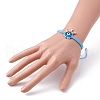 Big Evil Eye Braided Bead Bracelet BJEW-JB07109-05-3