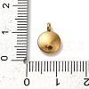 304 Stainless Steel Black Enamel Charms STAS-R009-02G-02-3