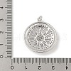 Brass Micro Pave Cubic Zirconia Pendants KK-Z111-02P-3