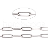 304 Stainless Steel Paperclip Chains CHS-L022-02B-1
