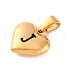 304 Stainless Steel Pendants STAS-P278-01J-G-1-2