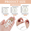  300Pcs 3 Styles ABS Plastic Imitation Pearl Beads KY-NB0001-72-2