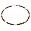 Surfer Style Coconut Shell Necklace for Hipster Couples Jewelry. LY8215-4-1