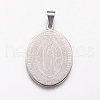 Non-Tarnish 304 Stainless Steel Pendants STAS-I121-05P-1