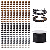 Fashewelry Men's Mixed Stone Bracelet DIY Making Kit DIY-FW0001-11-20