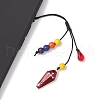 Halloween Synthetic Turquoise & Glass & Polymer Clay & Mobile Straps HJEW-JM01901-4